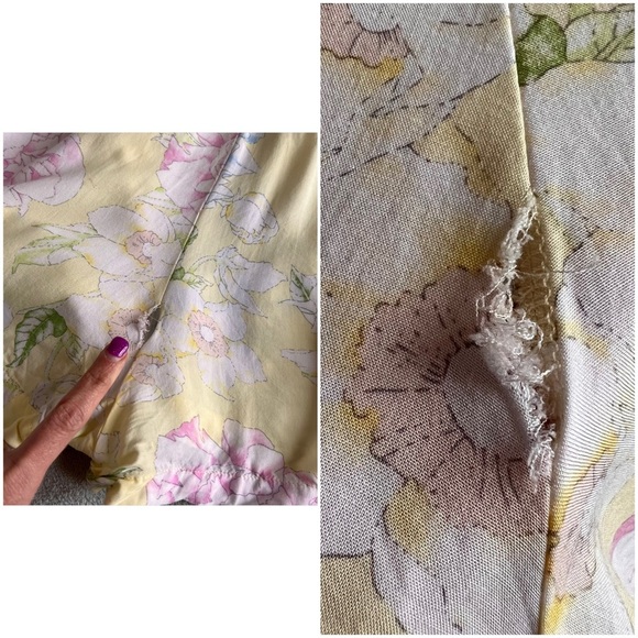 Lord & Taylor Lounge and Sleep Cottage Floral Lace Dainty Romper Medium Sz M - Picture 14 of 17